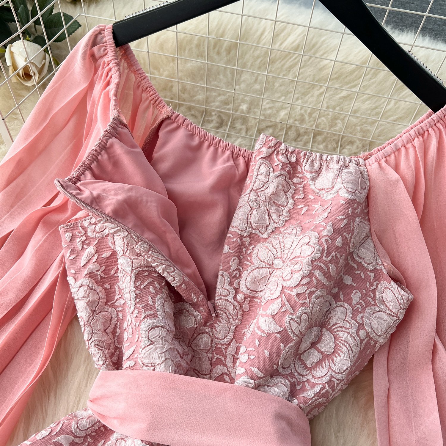 New Women's Clothing Wholesale Fashion Clothing Elegant Ladies Casual Dresses Retro Long Sleeve Dresses Women