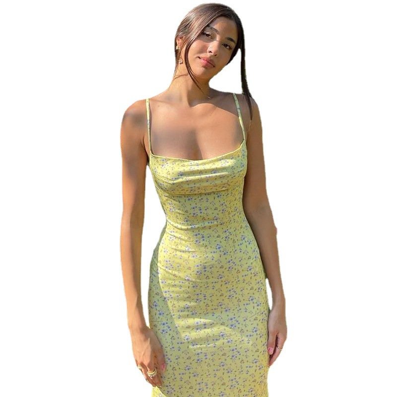 2024 Hot Selling Sleeveless Special Shoulder Summer Beach Casual Sexy Ladies Women Bodycon Dress