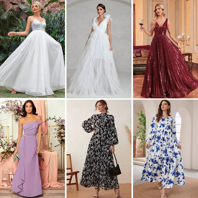 Factory direct summer chiffon dress digital print fashion long skirt plus size casual women's wear