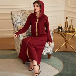2024 Latest Dubai malaysia ladies long Islamic Clothing EID Modest Khimar Hijab Abaya Women muslim dresses