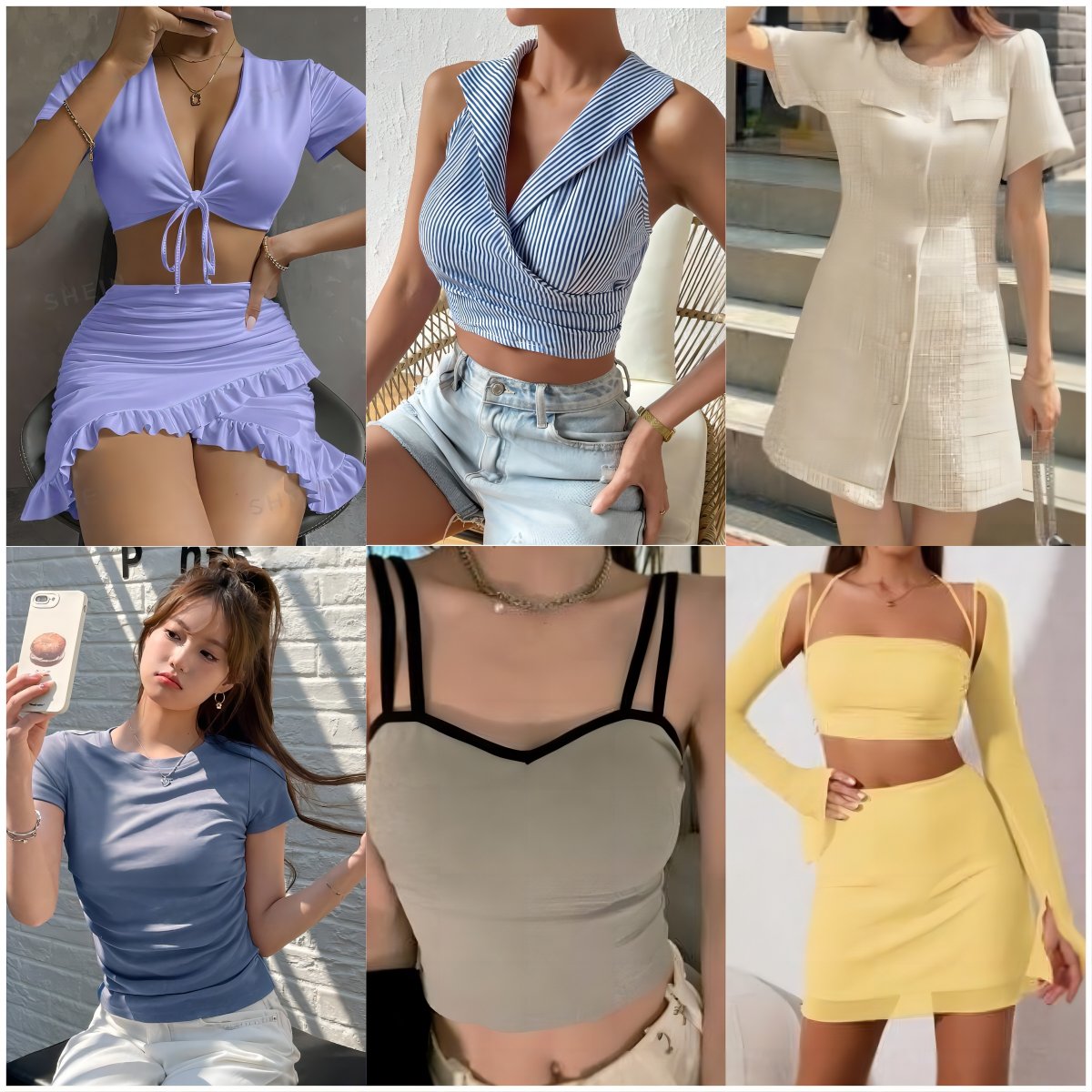 2023 Clearance Women's clothes wholesale casual dresses T-shirts mixed packaging random delivery stock clothing