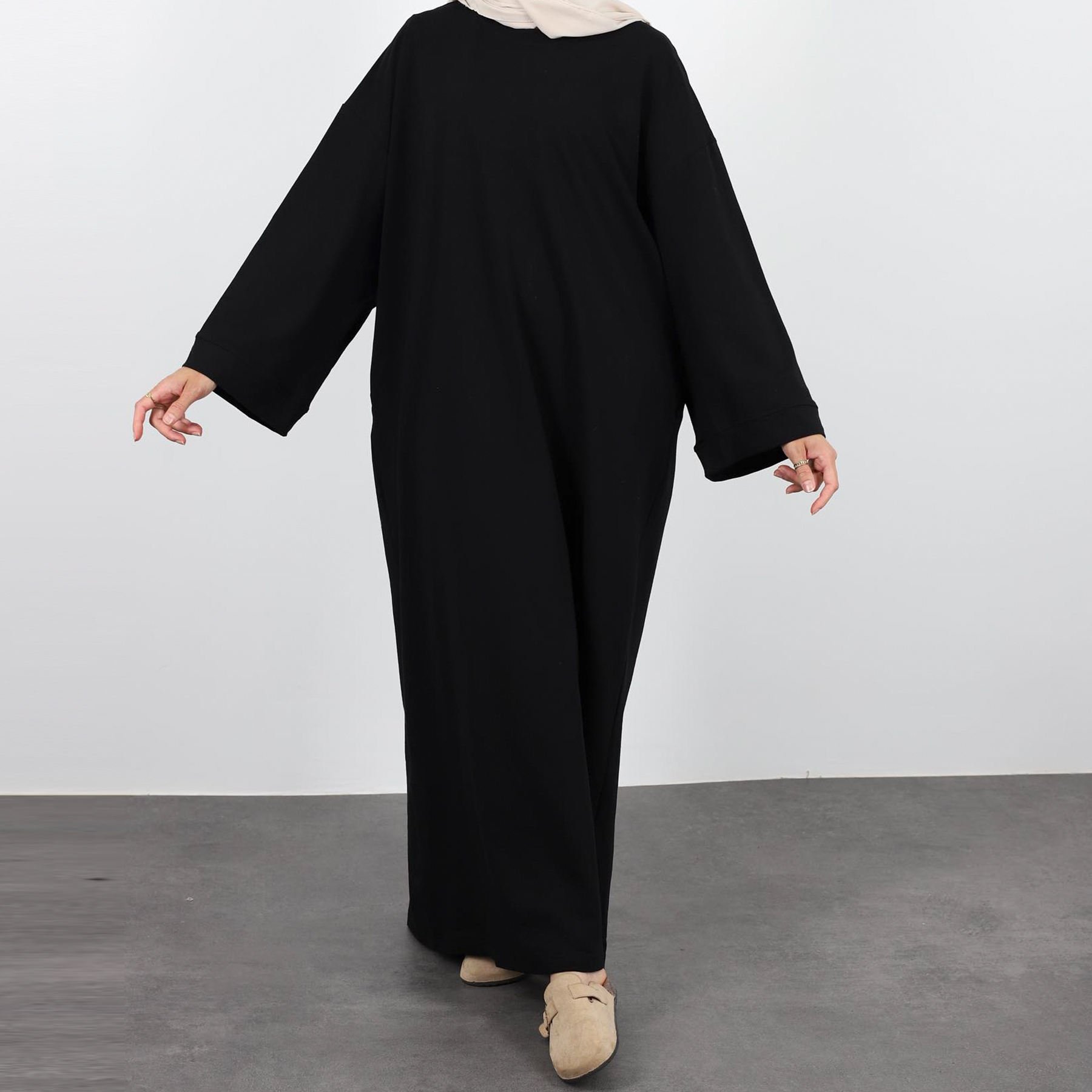 2024 Eid Ramadan Collection New baya Polyester Casual Dresses Abaya Women Muslim Dress Modest Dresses