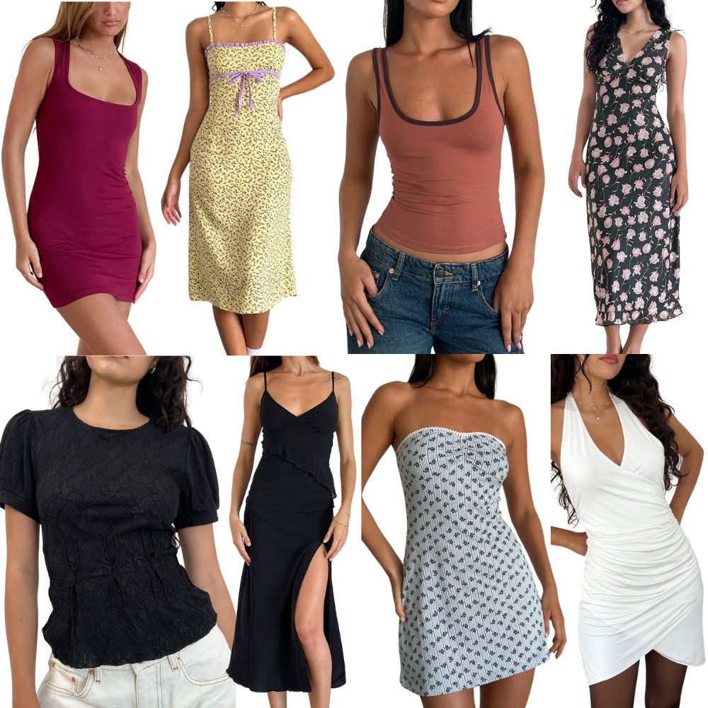 2024 Cheap women's summer clothes dress All kinds of fashion styles new clothing stock bulk wholesale apparel branded overruns