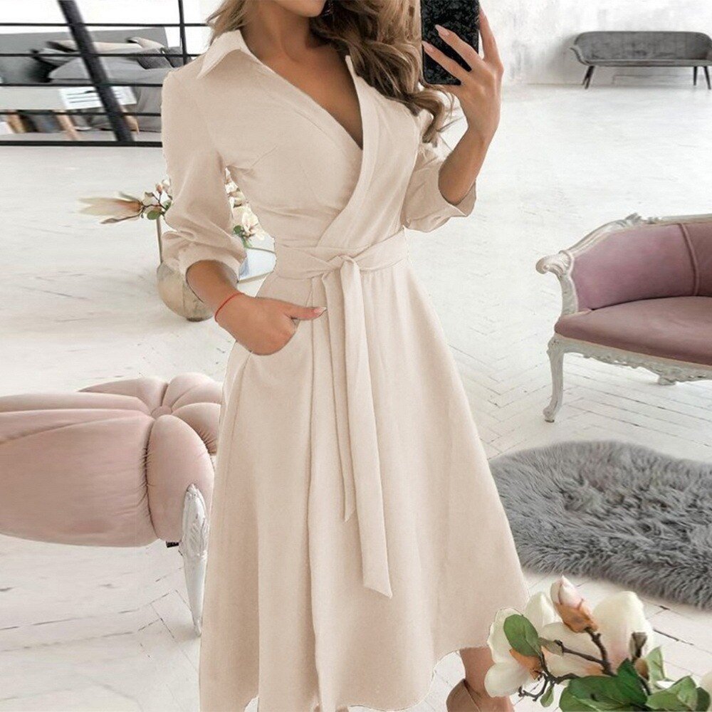 2023 Custom Women Ladies New Arrival Fashion Western Dress Elegant Casual Dresses