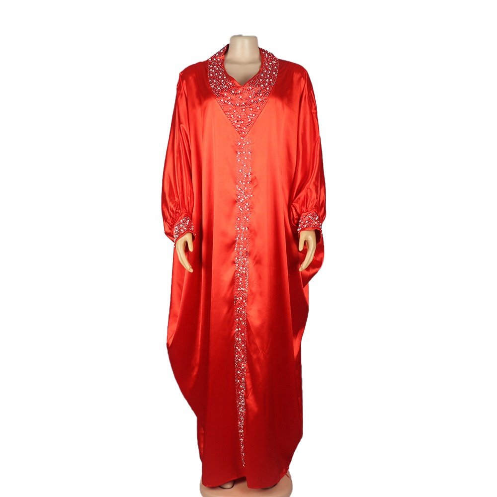 Turkish beaded silk dresses women church dresses ladies muslim dress for women casual
