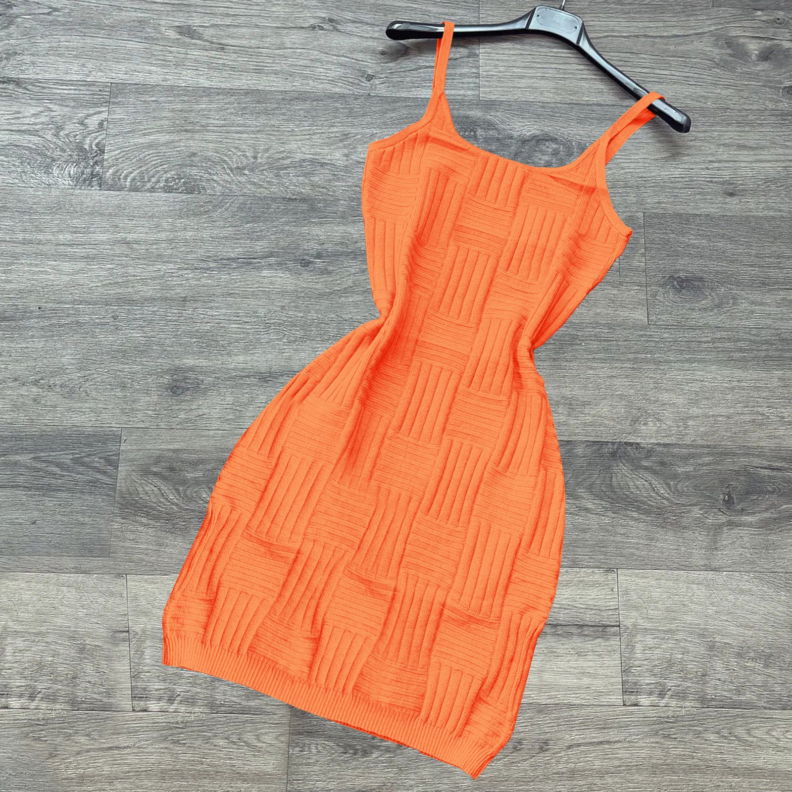 2022 summer knitted slip dress super elastic women casual bodycon mini dresses