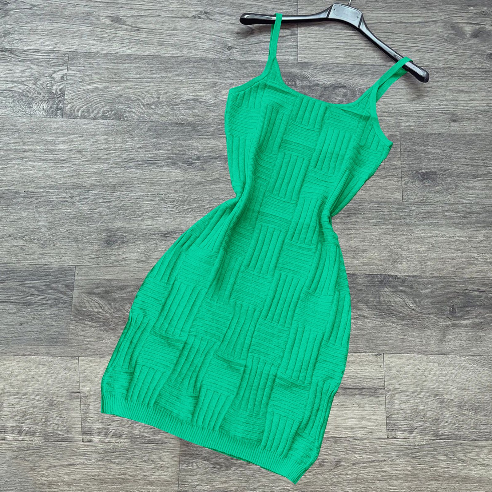 2022 summer knitted slip dress super elastic women casual bodycon mini dresses