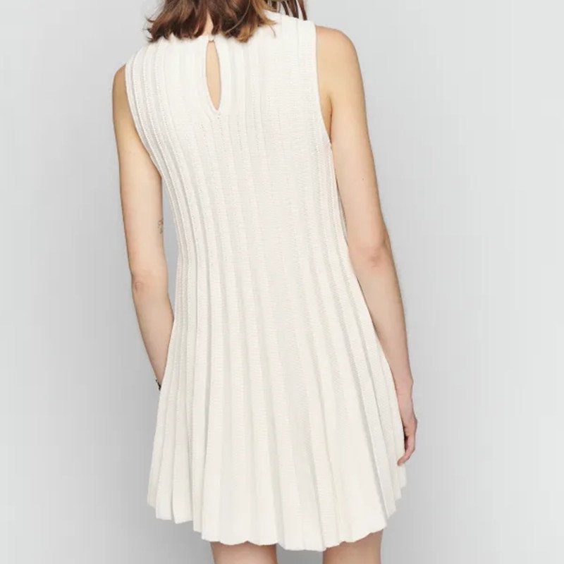 New style Pleated skirt cotton women dress knit girl skirt for summer spring