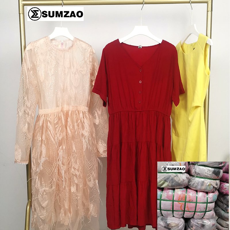 used clothes ladies cotton dress 2nd hand clothes bales second hand grade a used apparel