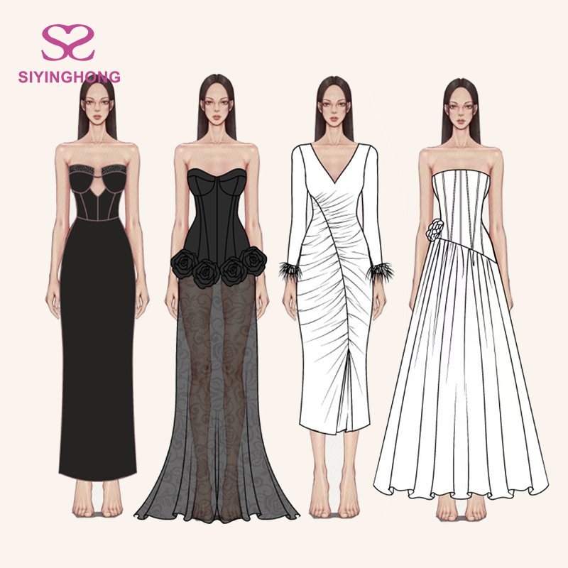 2024 vestidos custom designer fashion lady summer one shoulder sexy luxury party elegant formal modest long midi dresses women