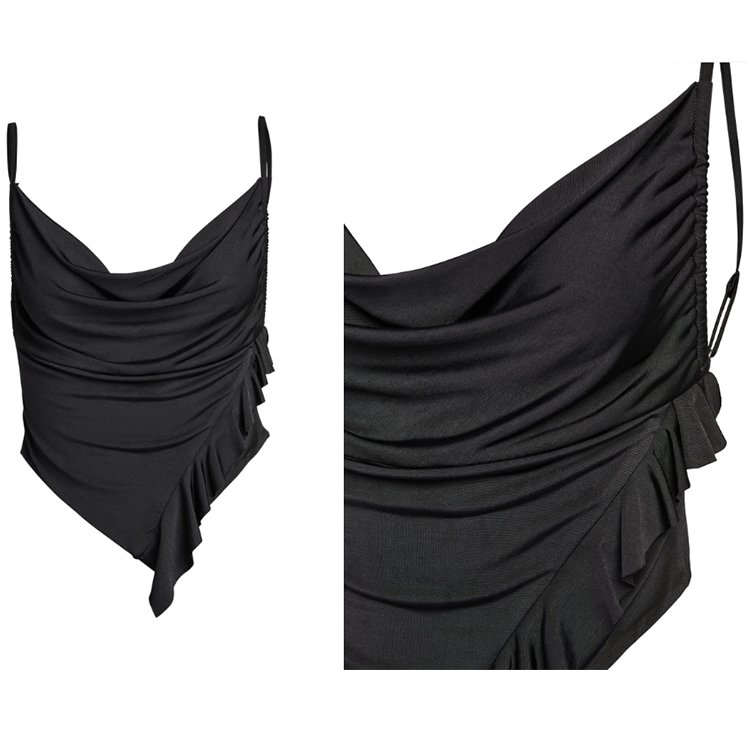 Summer Women's Clothes Casual Short Dresses Two Piece Sets Women's Sexy Backless Solid Color Halter Shrink Pleated Skirt Set