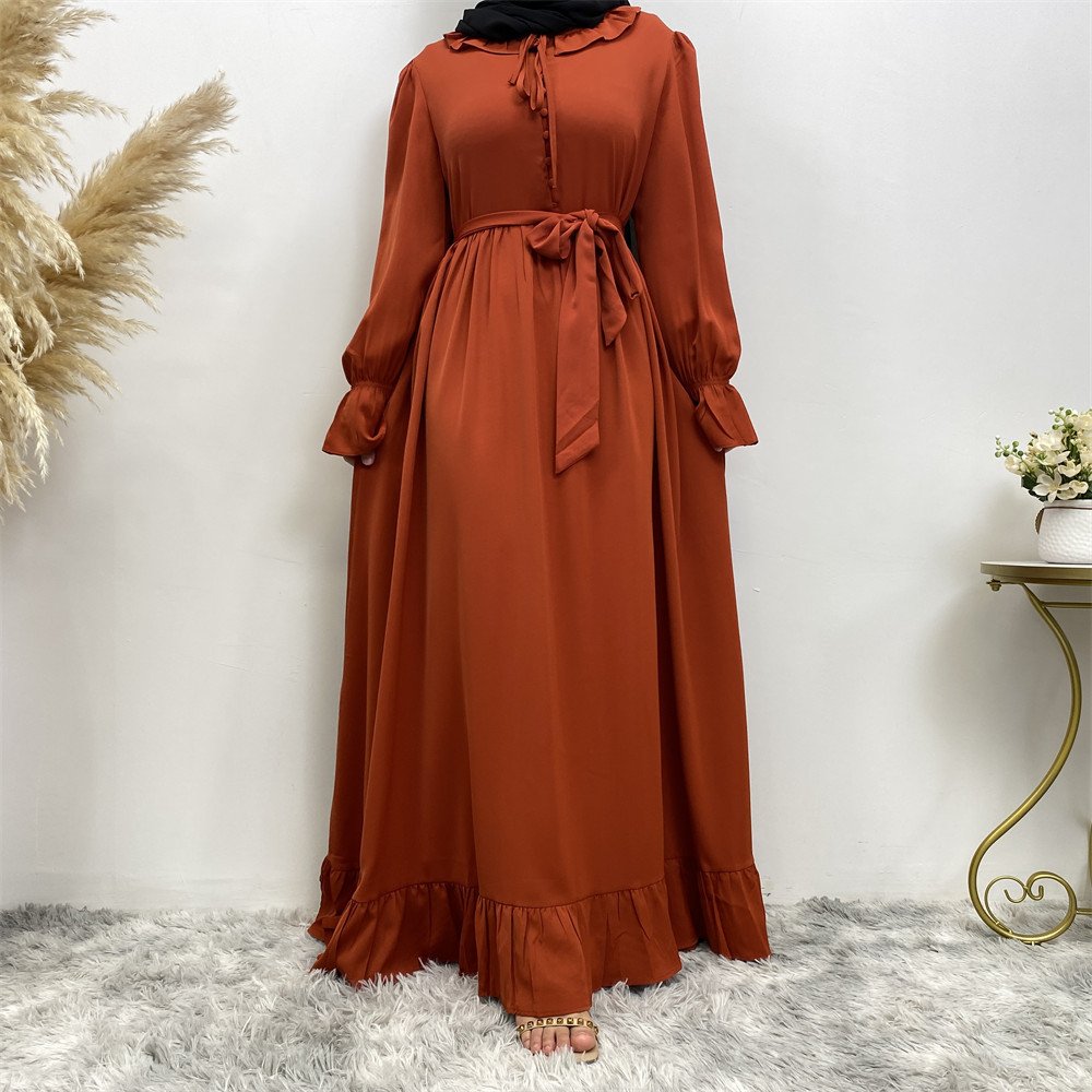 High Quality Popular Elegant Muslim Kaftan Turkish Dubai Modest Long Maxi Islamic Modest Khimar Hijab Abaya dress