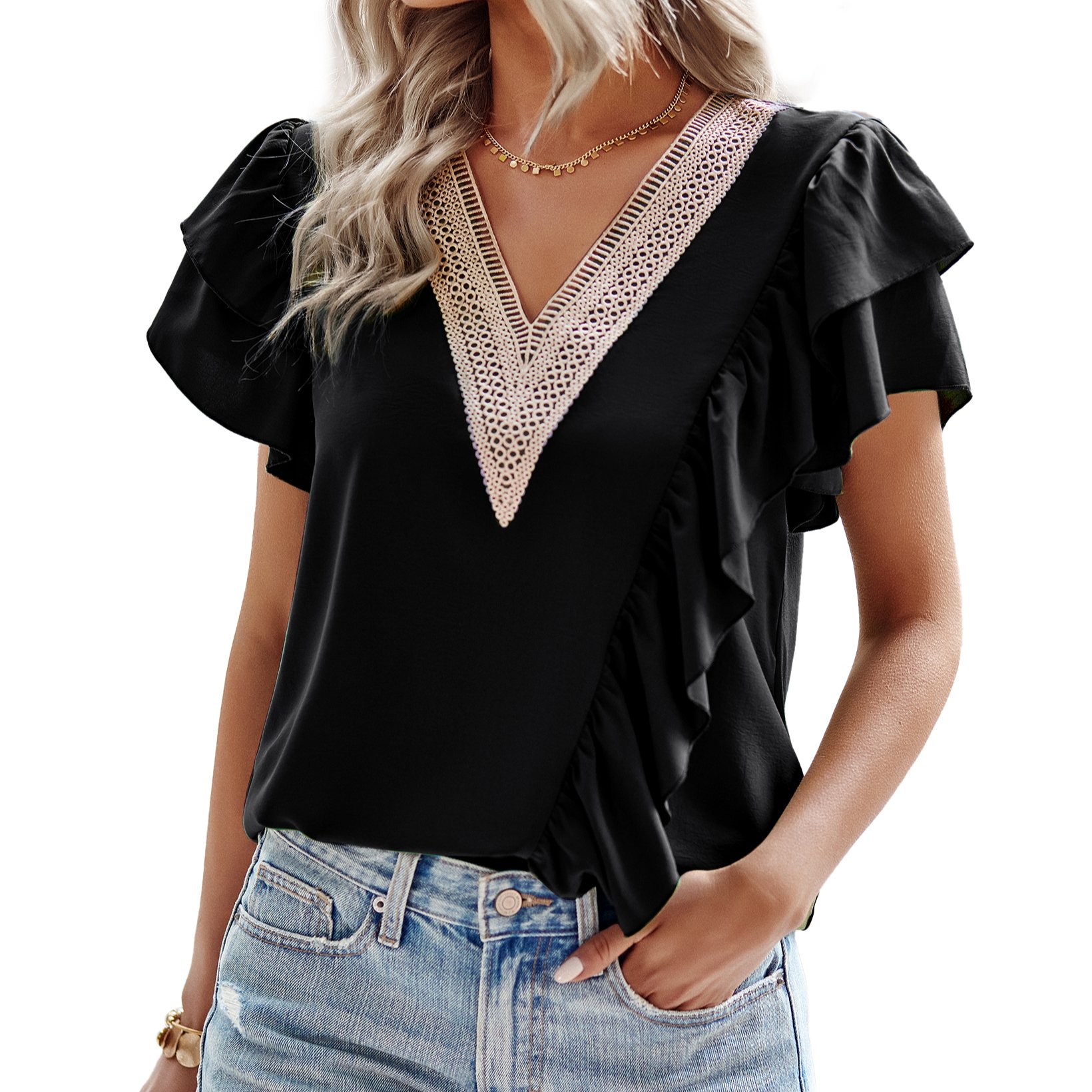 Elegant Women'S Dress Beautiful Generous Top Fashionable Shirt For Women