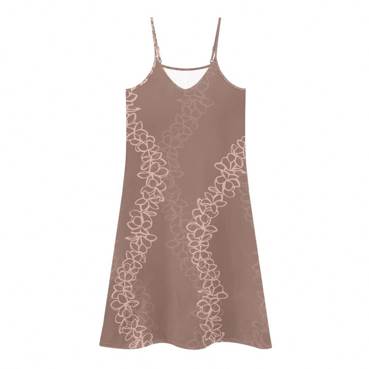 Puakenikeni Slip Dress Minimum Order Quantity Designer Elegant Beach Dress Comfortable Casual Party Women Clothing With LOW MOQ