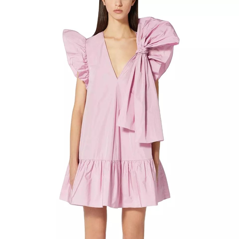 New Arrival Vestidos Para Mujer French Style Bow Dress Dresses Women Lady Elegant Dresses Women