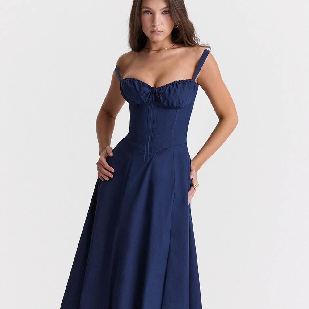 SB2321 Sleeveless Stain High Quality Bodycon Dress With Slit Midi Dress Women Summer Elegant Casual Dresses