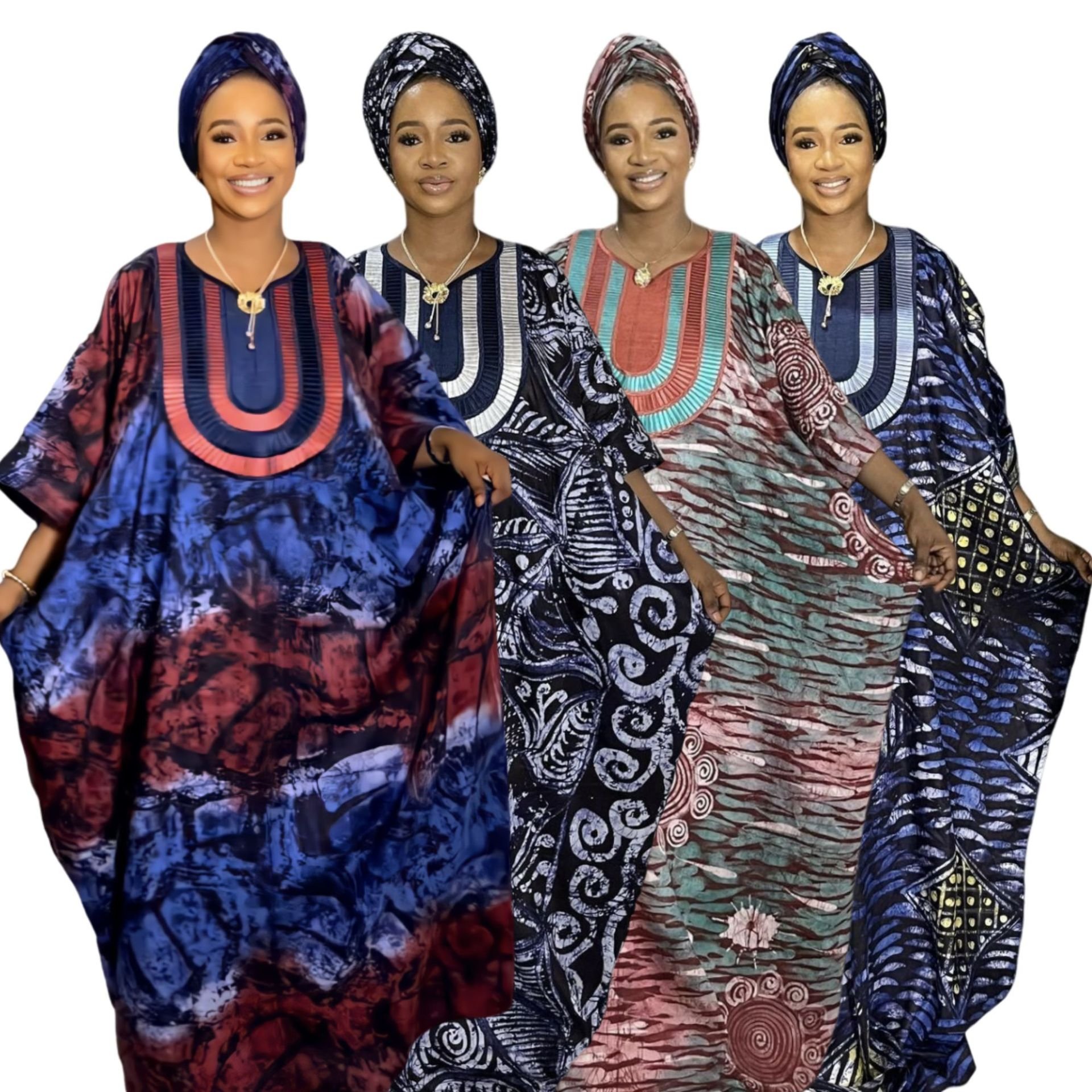 Traditional African Dresses Women Muslim Abayas Dashiki Ankara Robe Outfits Evening Gown Dubai Kaftan Maxi Long Dress Clothing