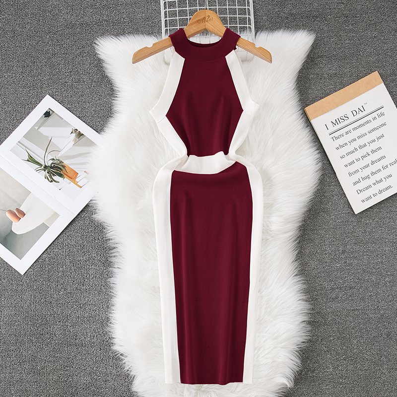 High-Quality And Dignified Women'S Dresses Robe Blanche Women'S Clothing Plus Size Sexy Casual Dresses Women'S Knit Dress