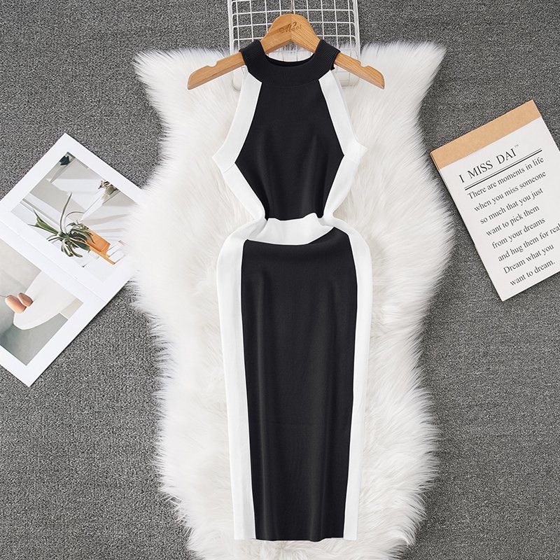 High-Quality And Dignified Women'S Dresses Robe Blanche Women'S Clothing Plus Size Sexy Casual Dresses Women'S Knit Dress
