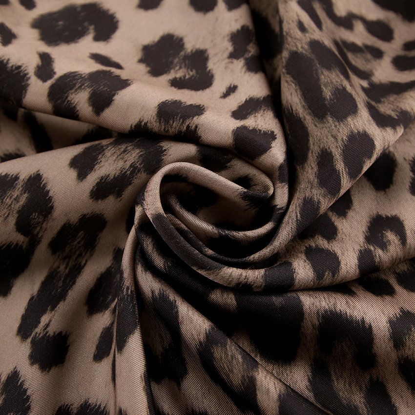 Leopard Long Women's Casual Sexy High Waist New Ladies dress