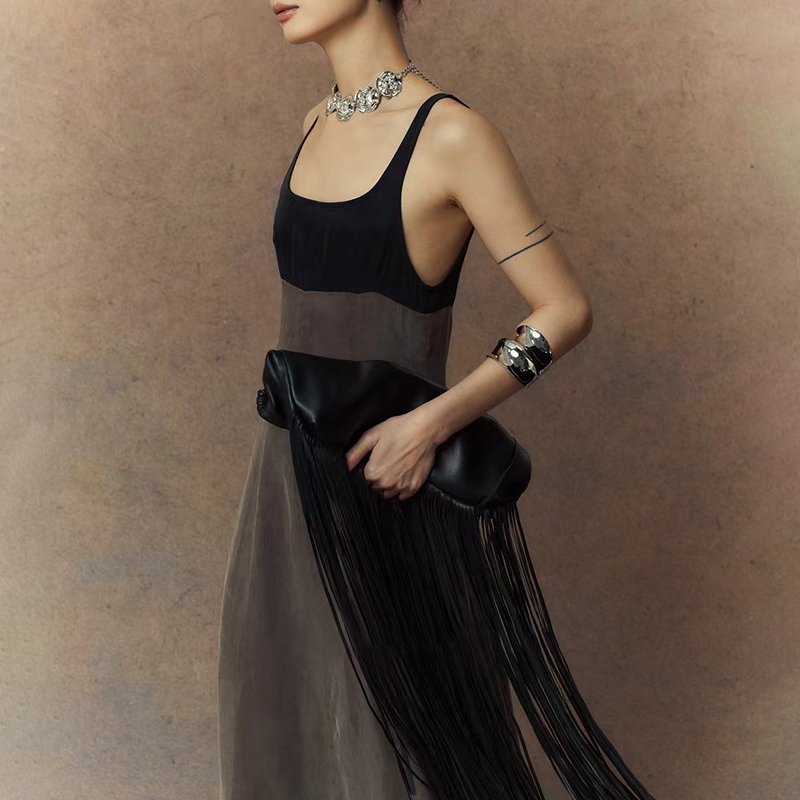 2024 Custom OEM Lounge wear Casual Dresses Women's Sleeveless Tank Top Dress Bodycon Casual Mini Dress