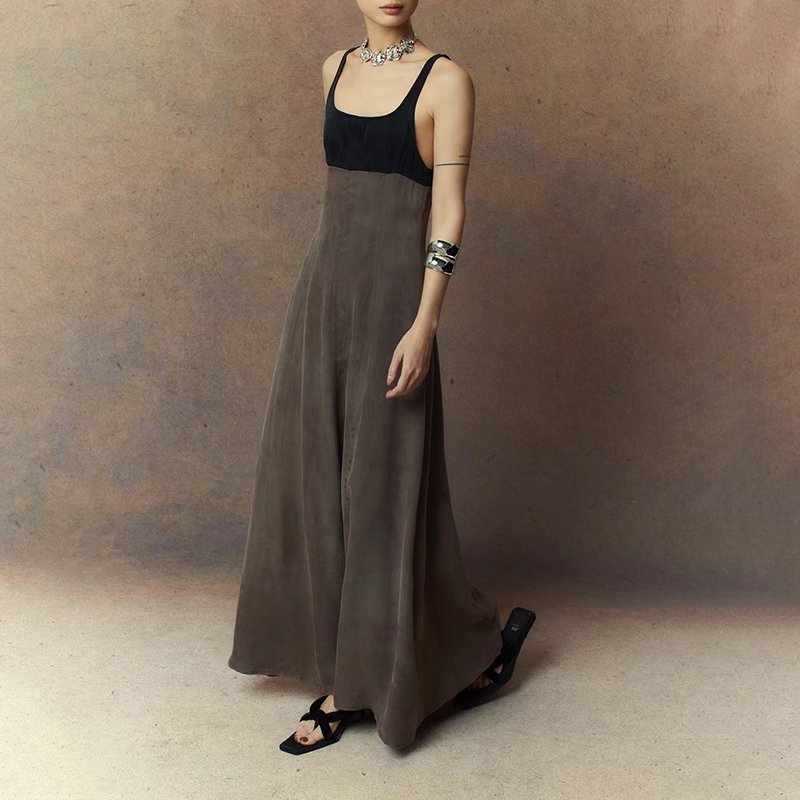 2024 Custom OEM Lounge wear Casual Dresses Women's Sleeveless Tank Top Dress Bodycon Casual Mini Dress
