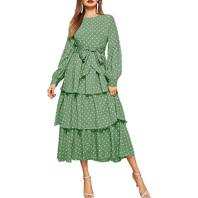 Popular Puffy House Nursing Dress Breastfeeding Women Casual Dresses