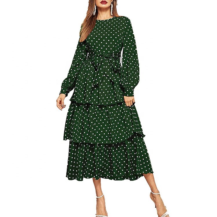 Popular Puffy House Nursing Dress Breastfeeding Women Casual Dresses