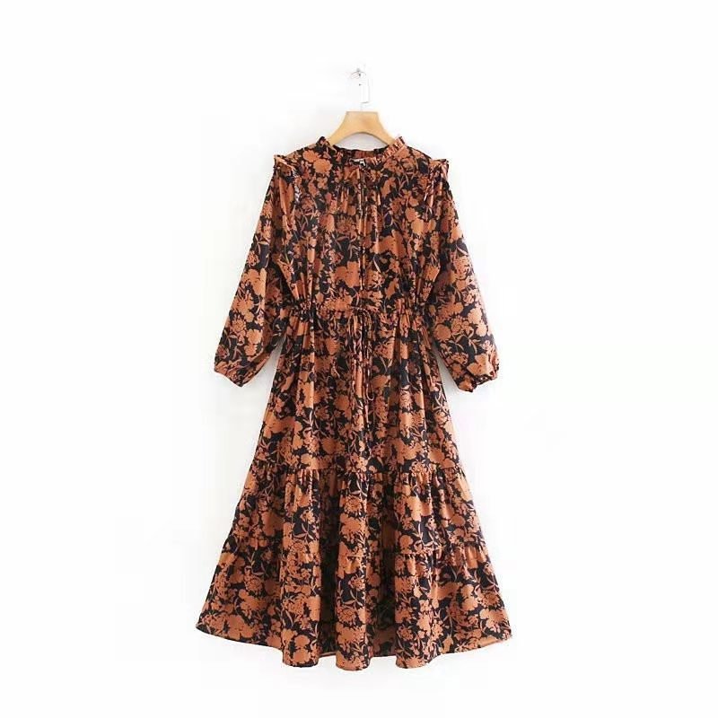 Hot sale modern design europe style all types of ladies flower night dresses