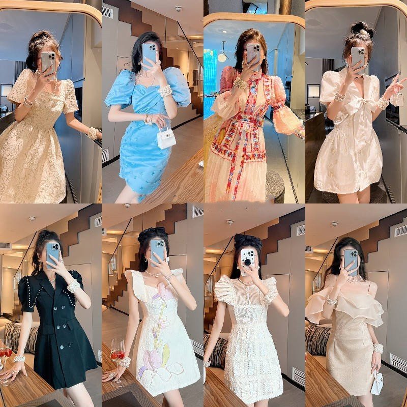Wholesale of women's clothing casual dresses tops T-shirts mixed packaging random shipment of clothes