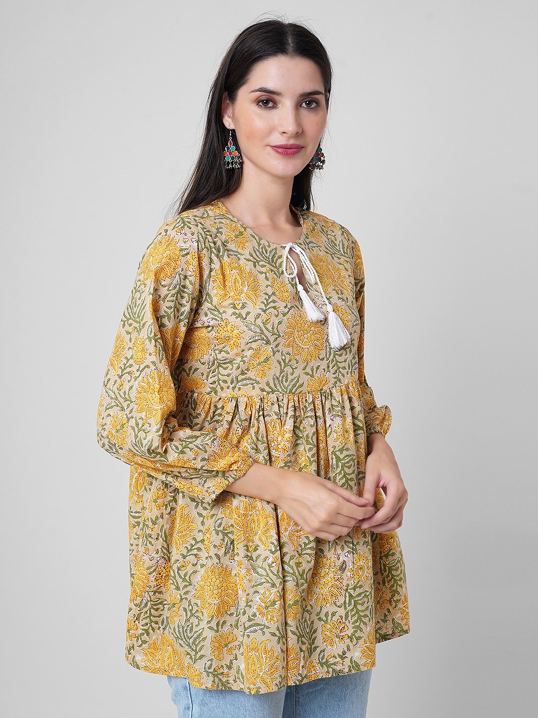 Floral Printed Hand Made Maxi Dresses Wholesale Affordable Price 100% Cotton Fabrics Soft Maxi Dresses Women Beach Wear Dresses