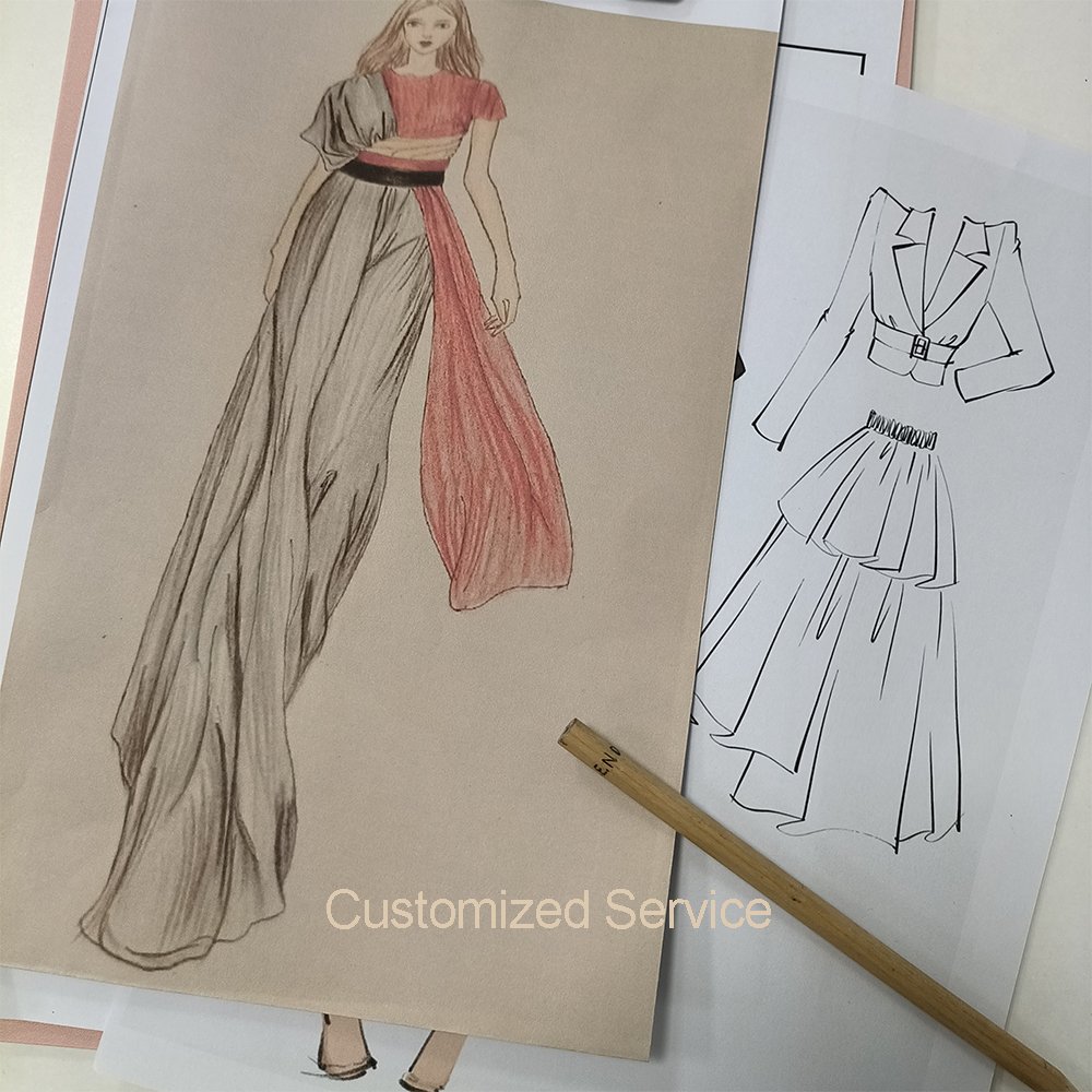 High Quality China Manufacturer One Stop Custom Design Women Casual Dress Clothing Service