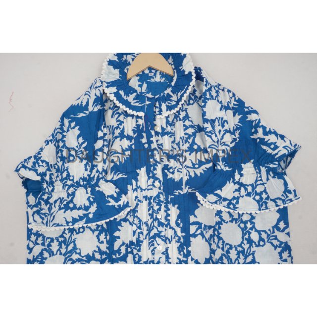 Elegant Dress For Women Summer Wear Western Short Dress Ladies Wears Casual Sexy Cotton Hand Block Print Party Wear Dress