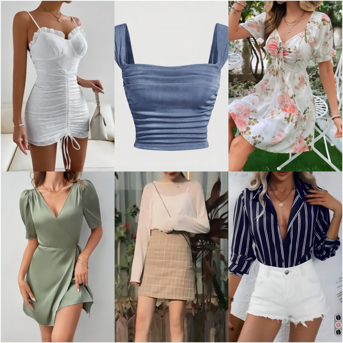 2024 Clearance Women's clothes wholesale casual dresses T-shirts mixed packaging random delivery stock clothing