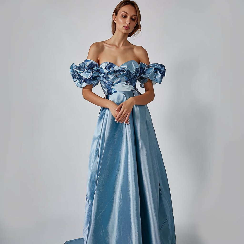 Custom Long Summer One Shoulder Floral Print Women Clothing Modest Casual Dresses Ladies Maxi Dress