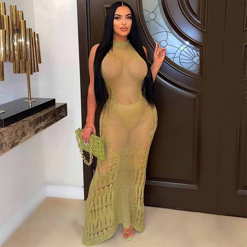 Summer Knitwear Women'S Dresses 2024 Ladies Fashion Club Prom Evening Elegant Party Casual Dresses Women Sexy