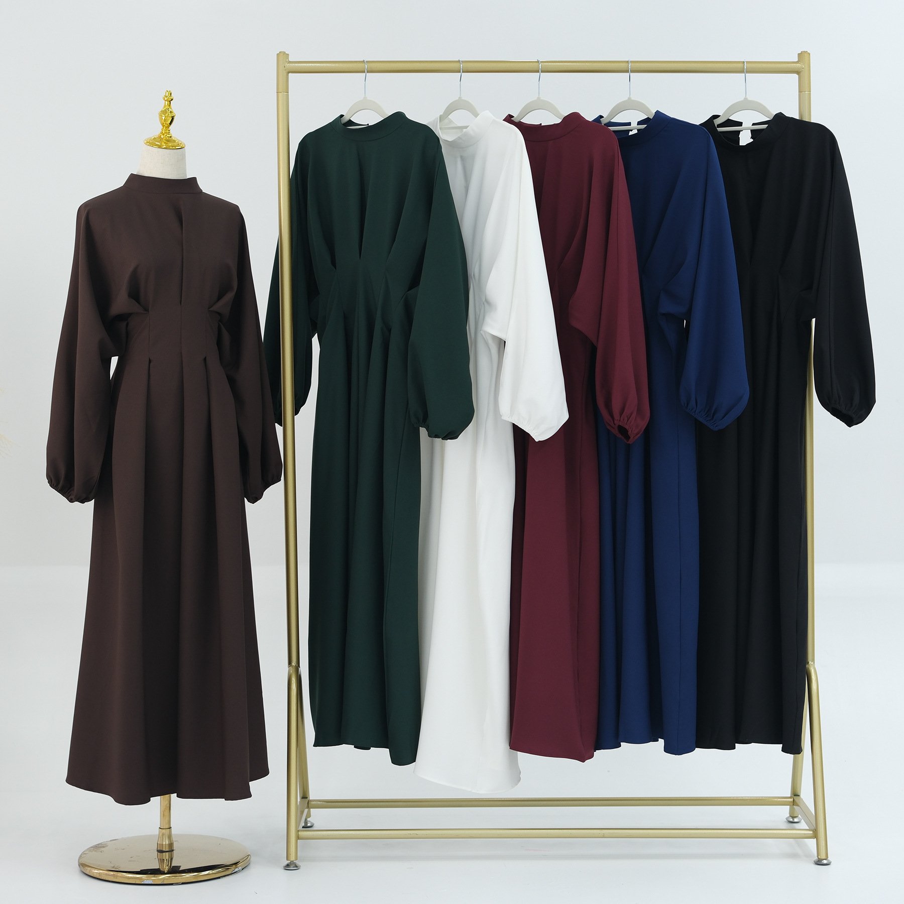 1596 Remandan new collection Dubai closed abaya women kaftan dress of Islamic ethnic casual dresses modesty ladies clothing