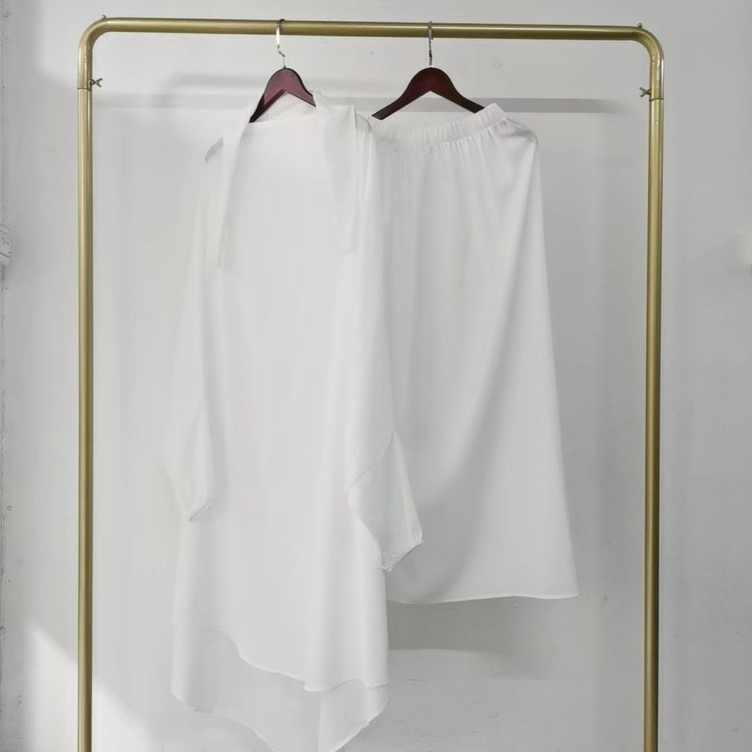Yibaoli manufacturer new design 12 colors saudi arabia dubai jilbab 2 pieces prayer abaya dress for muslim women