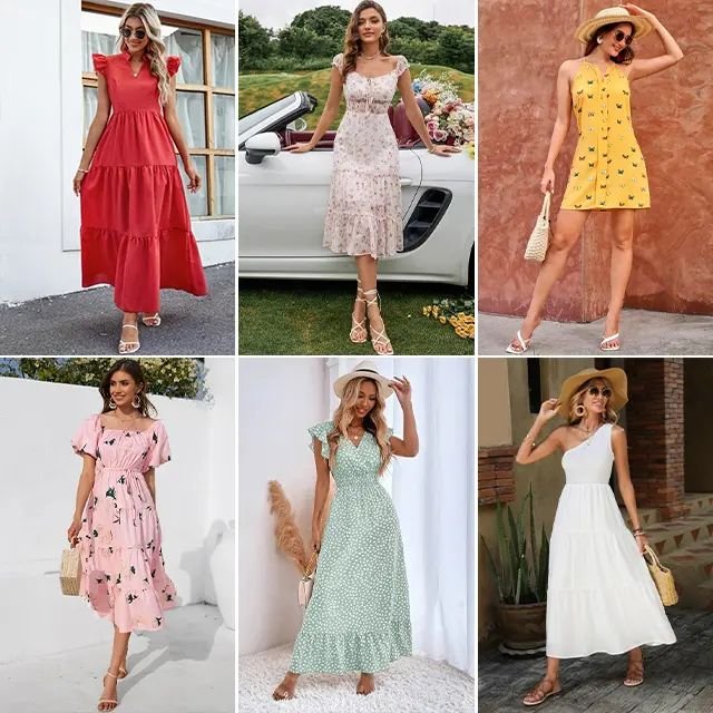 Wholesale custom inventory clothing women's tops t-shirts fashion styles