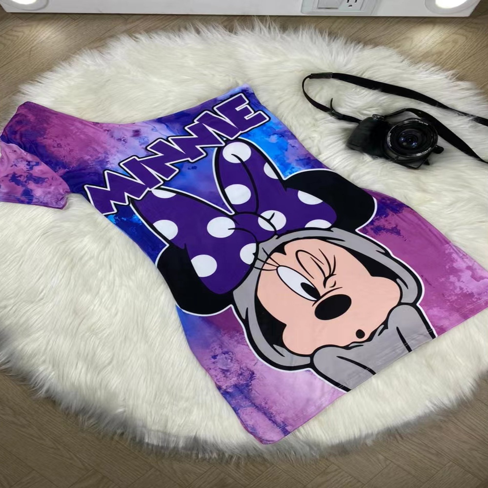 Luxury ladies close-fitting dress kkitty cartoon summer cooling dress casual skirts