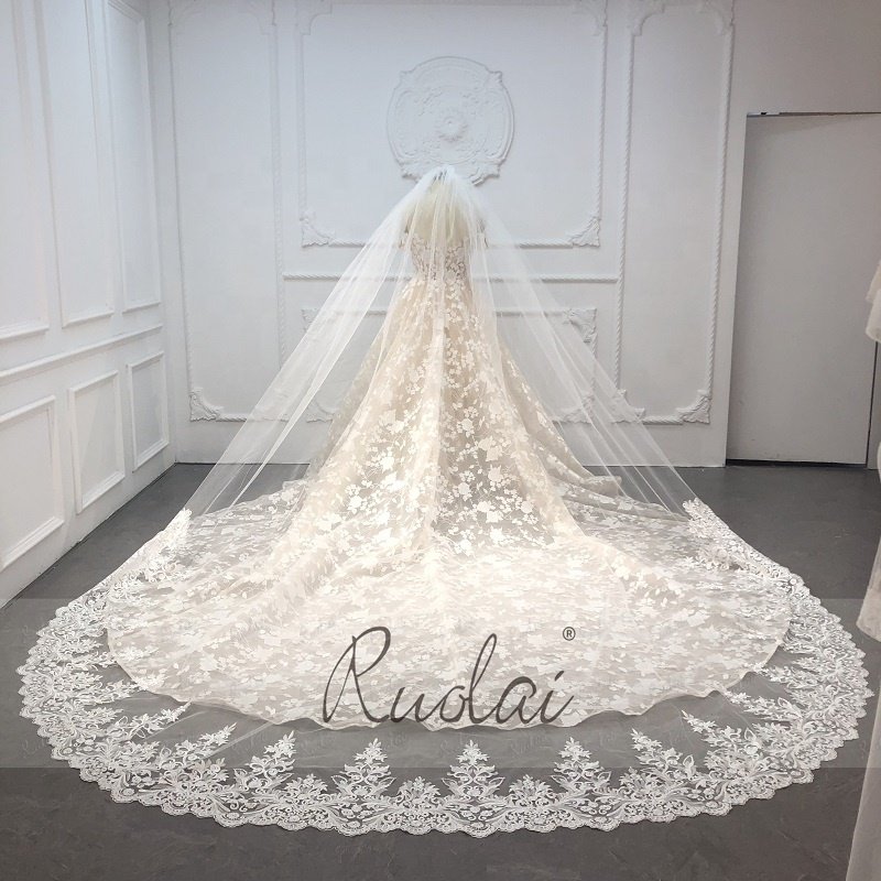 Ruolai OWD-H2325 Sweetheart Wedding Dress with Long Train Off-the-shoulder A-Line Wedding Dresses for Bride Bridal Gowns Dress