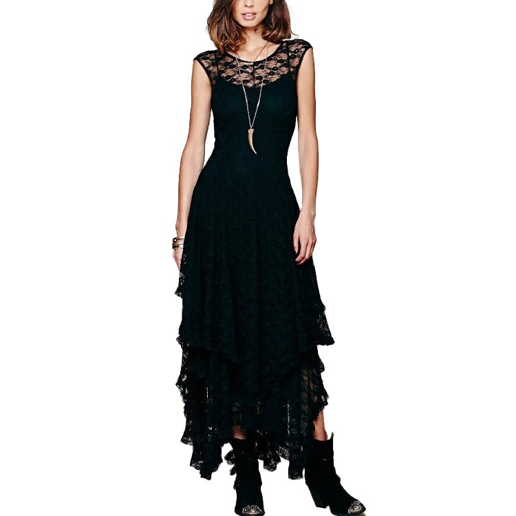 2024 fashion OEM Custom logo manufacturer formal maxi dress For Women Bodycon Lady Elegant Floral Clothing Women Casual Dress