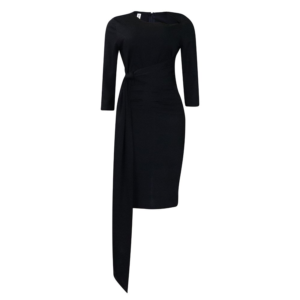 2024 Autumn Sexy Long Sleeve Vintage Knee Length S-3xl Summer Plus Size Women's Casual Dresses