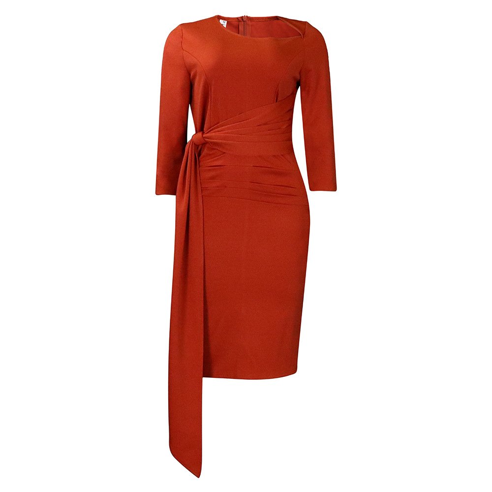 2024 Autumn Sexy Long Sleeve Vintage Knee Length S-3xl Summer Plus Size Women's Casual Dresses