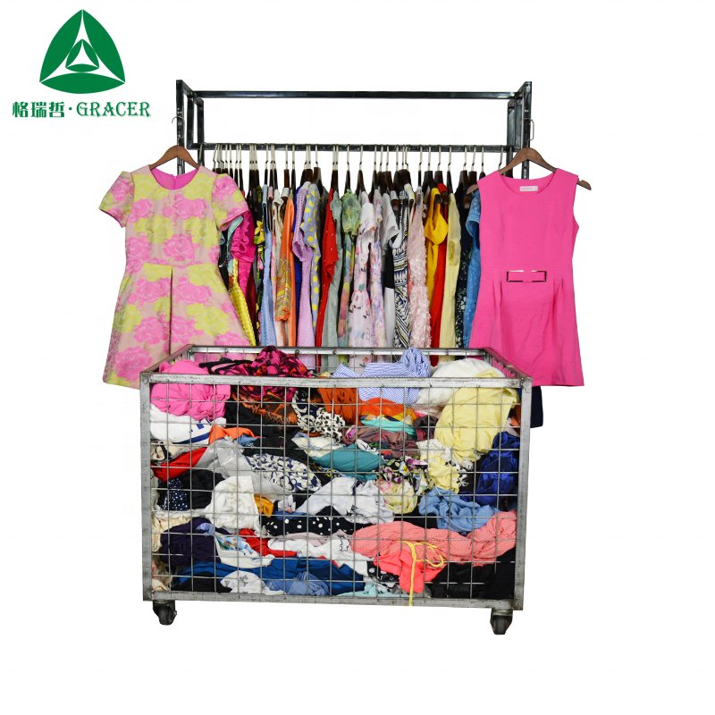 High-Class Ladies Dress Thrift Clothes Branded Second Clothes Usa Bales Clothing Used