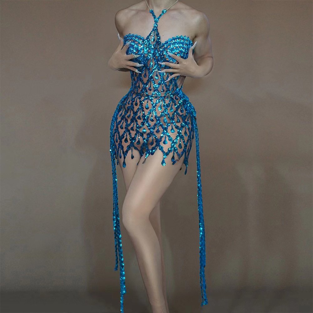 Wholesale Product New Fashion Clothes for Women Elegant Royal Blue Wedding Dresses Casual Dresses Elegant Sexy