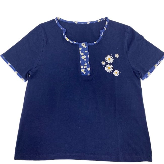 100% Cotton Pajamas Set All Printed Floral Bottom & Top Customizable Sleeve Style Print Manufactured in India