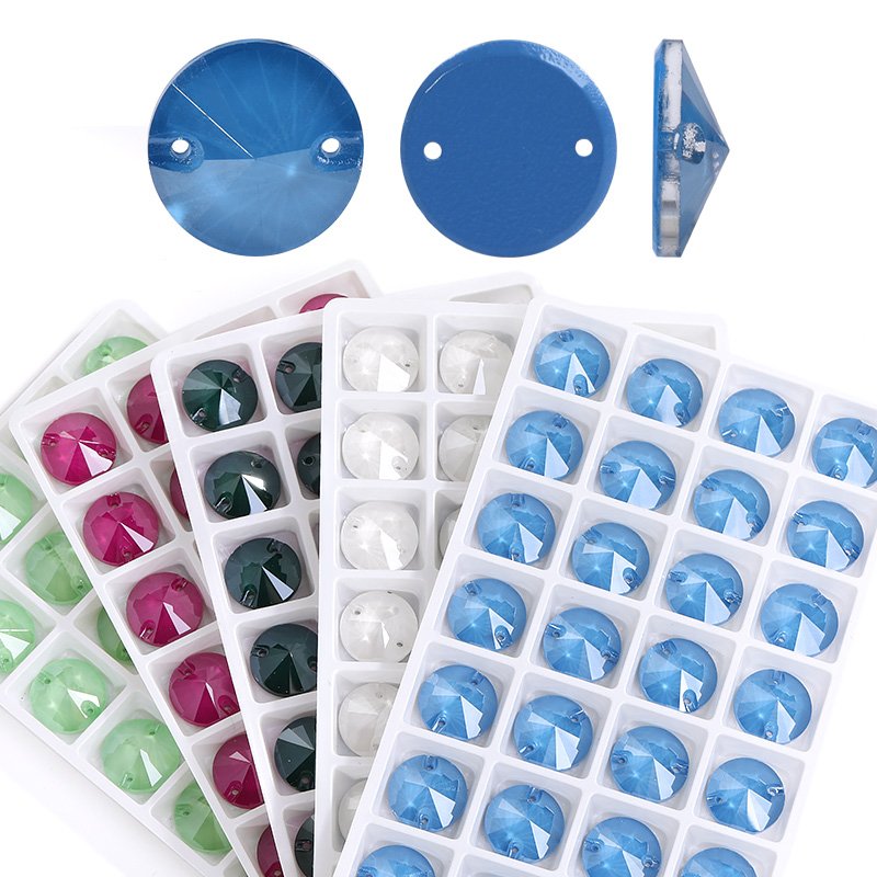 Xichuan 3200 Rivoli Mocha Colors Diamond Flat Back Sew On Crystal Stones K9 Glass Rhinestones For Garment Shoes Bags Clothing