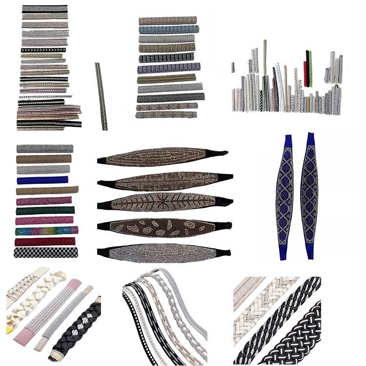 New customizable crystal rhinestone straps trim rope for shoes decoration clothing adjuvant