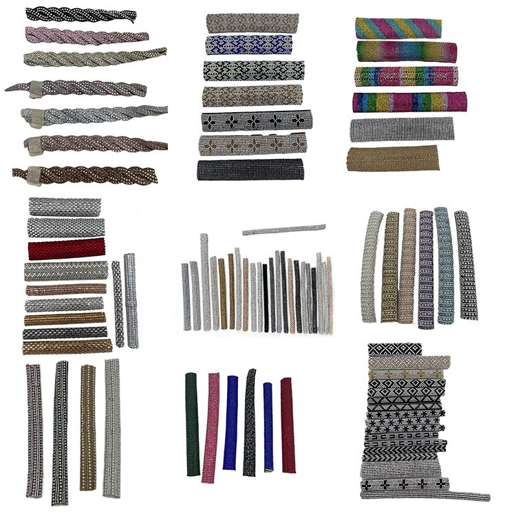 New customizable crystal rhinestone straps trim rope for shoes decoration clothing adjuvant